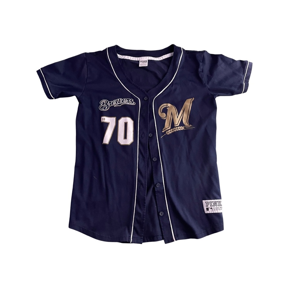PINK Milwaukee Brewers baseball jersey